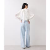 前後2WAYボリュームボウタイブラウス/イージーケア | VIS  | 詳細画像5 