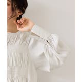 エアリーサテンシャーリングブラウス/イージーケア | VIS  | 詳細画像15 