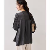 エアリーサテンシャーリングブラウス/イージーケア | VIS  | 詳細画像20 