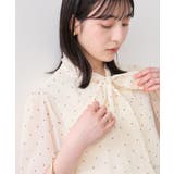 ラメ楊柳ボウタイブラウス | VIS  | 詳細画像11 