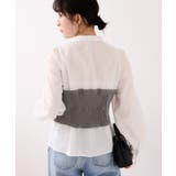 美easy前開きビスチェドッキングシャツ イージーケア 接触冷感 | VIS  | 詳細画像11 