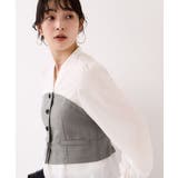 美easy前開きビスチェドッキングシャツ イージーケア 接触冷感 | VIS  | 詳細画像12 