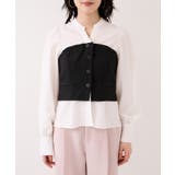 美easy前開きビスチェドッキングシャツ イージーケア 接触冷感 | VIS  | 詳細画像21 