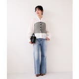 美easy前開きビスチェドッキングシャツ イージーケア 接触冷感 | VIS  | 詳細画像9 