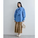 リボン付きバックシャーリングシャツ | VIS | 詳細画像2