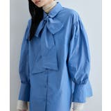 リボン付きバックシャーリングシャツ | VIS | 詳細画像3