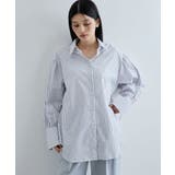 リボン付きバックシャーリングシャツ | VIS | 詳細画像6