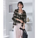 オンブレチェックオーバーシャツ | VIS  | 詳細画像10 