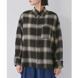 オンブレチェックオーバーシャツ | VIS  | 詳細画像21 