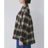 オンブレチェックオーバーシャツ | VIS  | 詳細画像22 