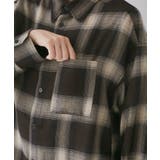 オンブレチェックオーバーシャツ | VIS  | 詳細画像27 