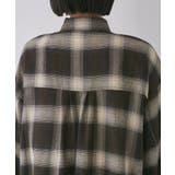 オンブレチェックオーバーシャツ | VIS  | 詳細画像28 