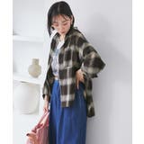 オンブレチェックオーバーシャツ | VIS  | 詳細画像9 