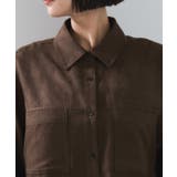 スエードライクロングスリーブシャツ | VIS  | 詳細画像15 