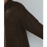 スエードライクロングスリーブシャツ | VIS  | 詳細画像16 