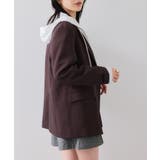 フード付きクロップドシアーシャツ | VIS  | 詳細画像16 