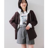 フード付きクロップドシアーシャツ | VIS  | 詳細画像17 