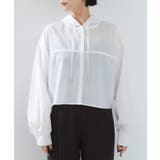 フード付きクロップドシアーシャツ | VIS  | 詳細画像20 