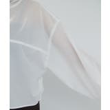 フード付きクロップドシアーシャツ | VIS  | 詳細画像25 