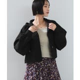 ブラック(01) | フード付きクロップドシアーシャツ | VIS 