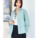 裾ティアードオーバーシャツ/UVケア・イージーケア | VIS | 詳細画像10