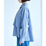 裾ティアードオーバーシャツ/UVケア・イージーケア | VIS | 詳細画像17