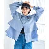 裾ティアードオーバーシャツ/UVケア・イージーケア | VIS | 詳細画像4