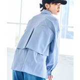 裾ティアードオーバーシャツ/UVケア・イージーケア | VIS | 詳細画像5