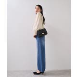 フロントフリルシアーチェックブラウス/イージーケア | VIS  | 詳細画像3 