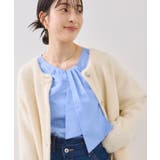 フロントねじりデザインブラウス | VIS  | 詳細画像7 