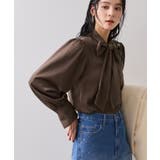 サテンボウタイブラウス | VIS | 詳細画像15