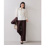 サテンボウタイブラウス | VIS | 詳細画像4