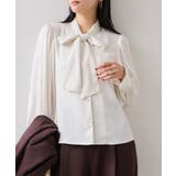 サテンボウタイブラウス | VIS | 詳細画像5