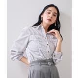 シャーリングギャザー切替シャツ/イージーケア | VIS  | 詳細画像15 