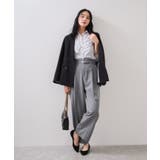 シャーリングギャザー切替シャツ/イージーケア | VIS  | 詳細画像16 