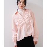 シャーリングギャザー切替シャツ/イージーケア | VIS  | 詳細画像19 