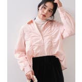 シャーリングギャザー切替シャツ/イージーケア | VIS  | 詳細画像22 