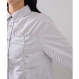 シャーリングギャザー切替シャツ/イージーケア | VIS  | 詳細画像27 