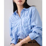 シャーリングギャザー切替シャツ/イージーケア | VIS  | 詳細画像4 