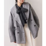 チェック＆デニムアソートボウタイリボン付きスタンドカラーシャツ | VIS  | 詳細画像26 