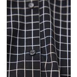 チェック＆デニムアソートボウタイリボン付きスタンドカラーシャツ | VIS  | 詳細画像44 