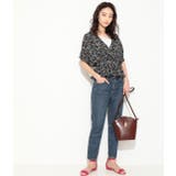 【WEB限定】無地&amp;小花柄カシュクールブラウス | VIS  | 詳細画像8 