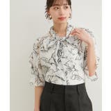 【選べる素材】アソートボウタイリボンブラウス | VIS  | 詳細画像16 