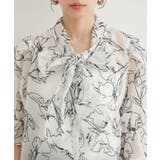 【選べる素材】アソートボウタイリボンブラウス | VIS  | 詳細画像23 