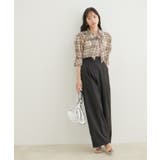 【選べる素材】アソートボウタイリボンブラウス | VIS  | 詳細画像5 