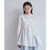 【洗える】アシンメトリーフレアーシャツ | VIS  | 詳細画像10 