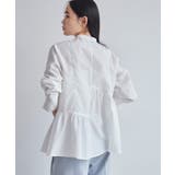 【洗える】アシンメトリーフレアーシャツ | VIS  | 詳細画像11 