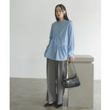 【洗える】アシンメトリーフレアーシャツ | VIS  | 詳細画像16 