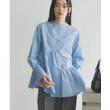 【洗える】アシンメトリーフレアーシャツ | VIS  | 詳細画像18 