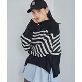 【洗える】アシンメトリーフレアーシャツ | VIS  | 詳細画像38 